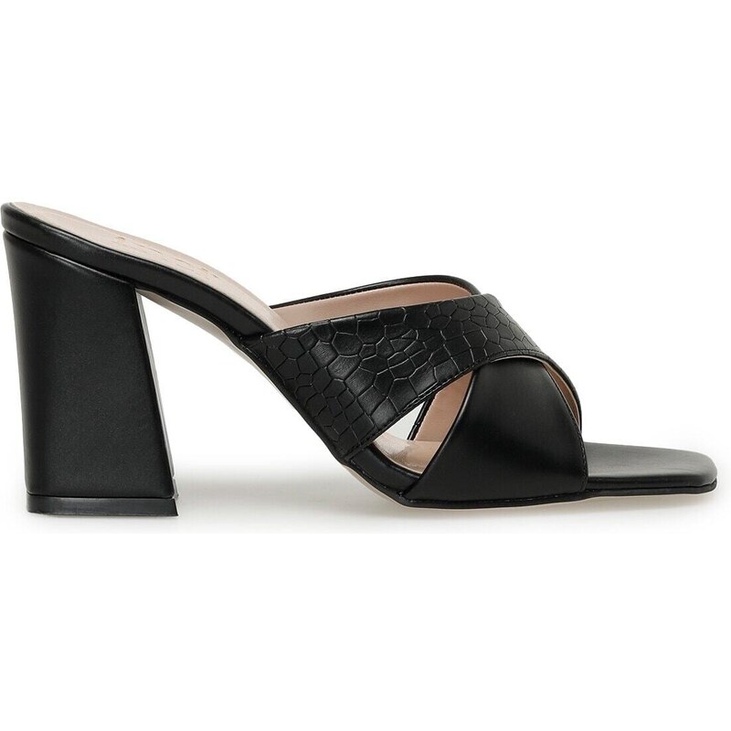 İnci Berthe.k 3fx Black Womens Heeled Slippers 89350752