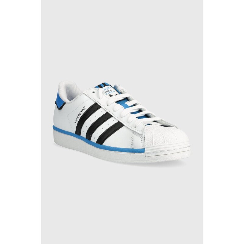 Kožené sneakers boty adidas Originals Superstar bílá barva, IF3640