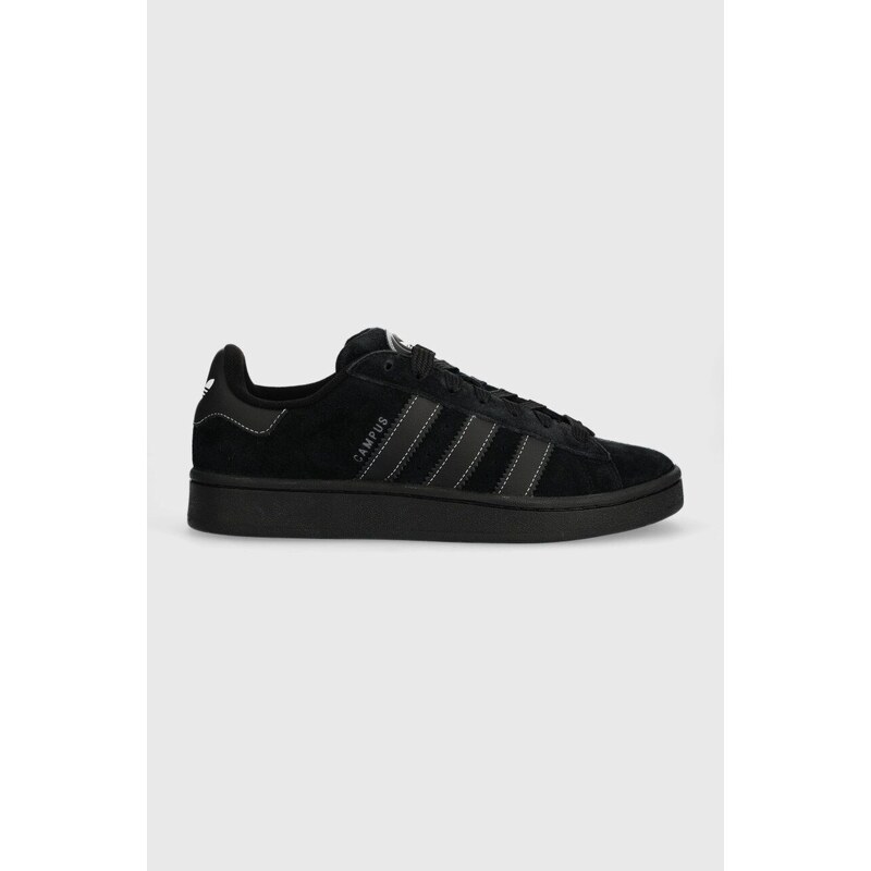 Semišové sneakers boty adidas Originals Campus 00s černá barva, IF8768