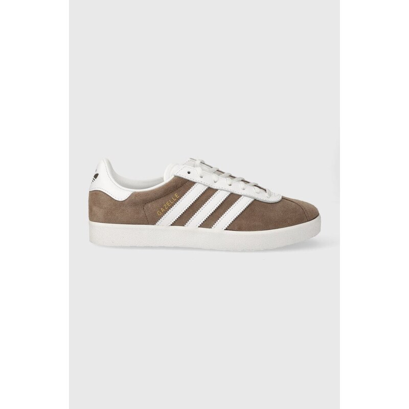 Kožené sneakers boty adidas Originals Gazelle 85 hnědá barva, IG6220