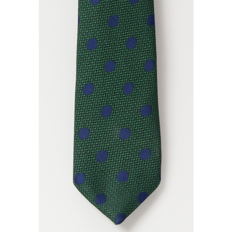 ALTINYILDIZ CLASSICS Men's Green-blue Patterned Tie