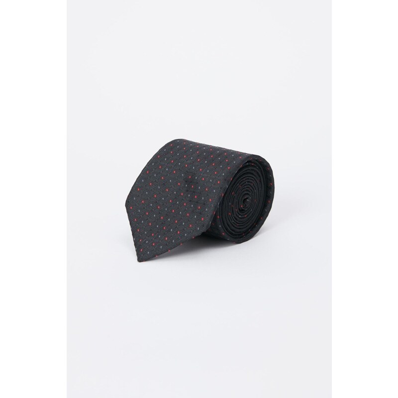 ALTINYILDIZ CLASSICS Men's Black-red Patterned Tie