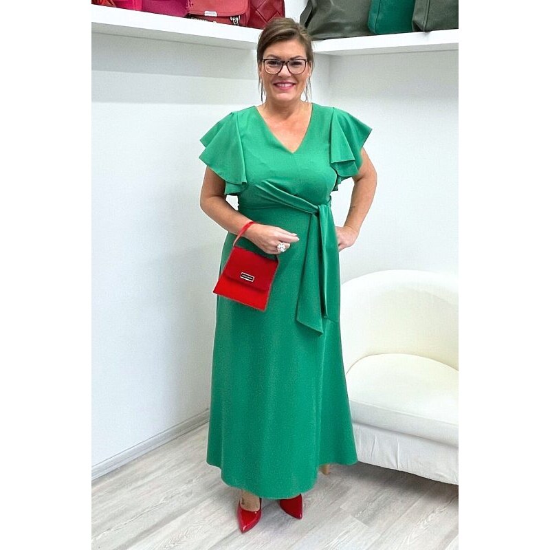 Zelené společenské šaty Modello