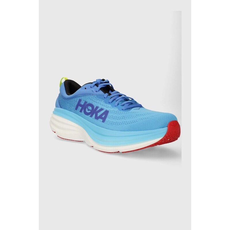 Běžecké boty Hoka Bondi 8 tyrkysová barva, 1123202
