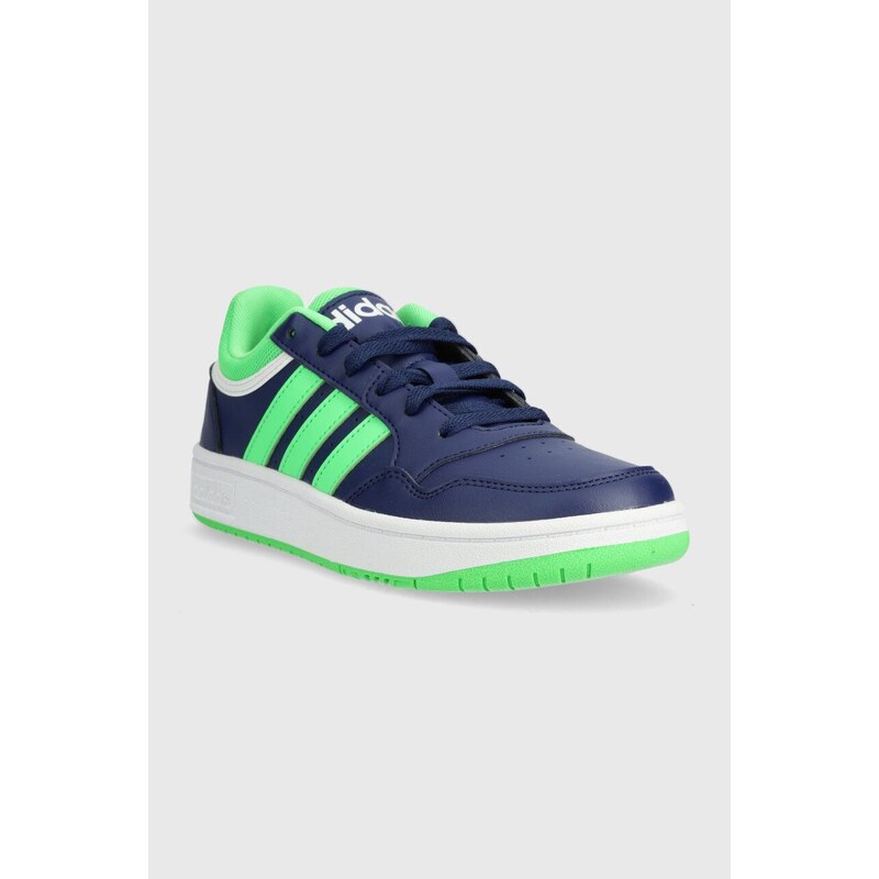 Dětské sneakers boty adidas Originals HOOPS 3.0 K zelená barva