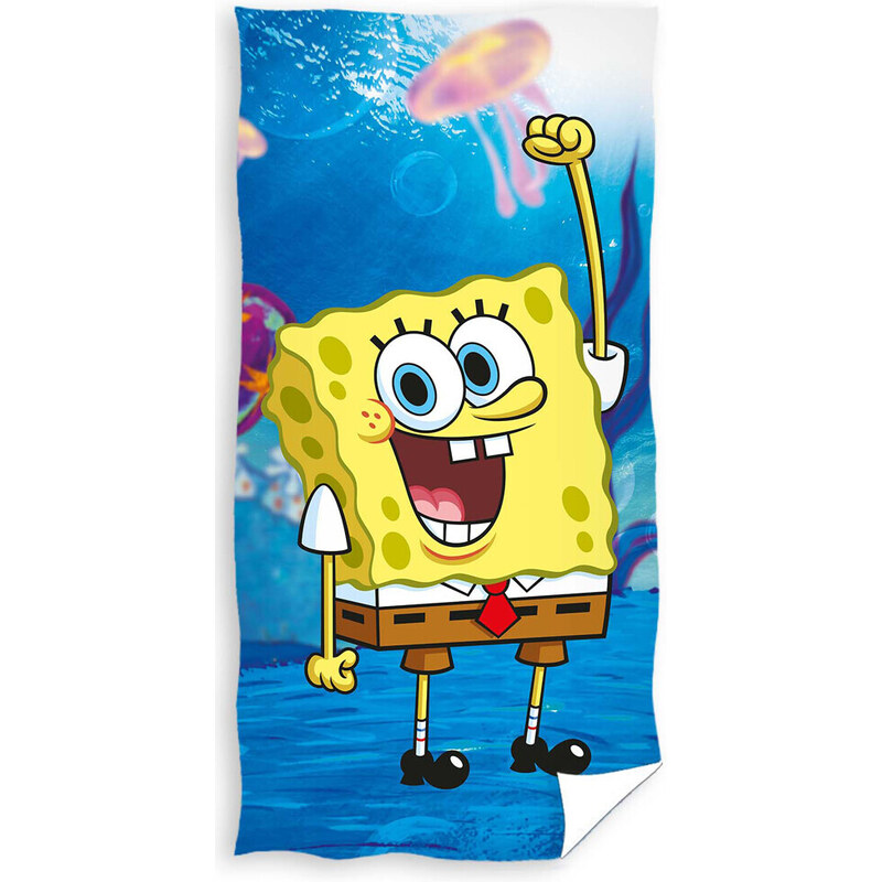 Carbotex Dětská osuška Sponge Bob Veselá Houba