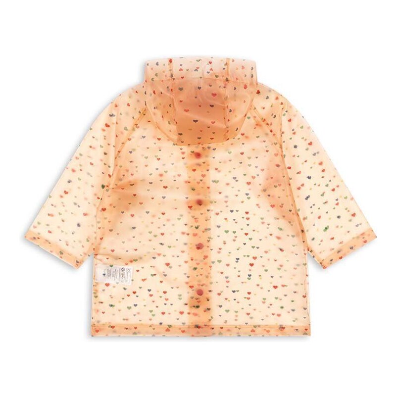 Dětský nepromokavý kabát Konges Sløjd oranžová barva