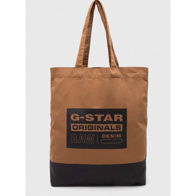 Taška G-Star Raw hnědá barva