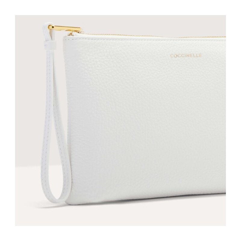 COCCINELLE ALIAS KOŽENÉ BASIC PSANÍČKO BRILLANT WHITE SS24