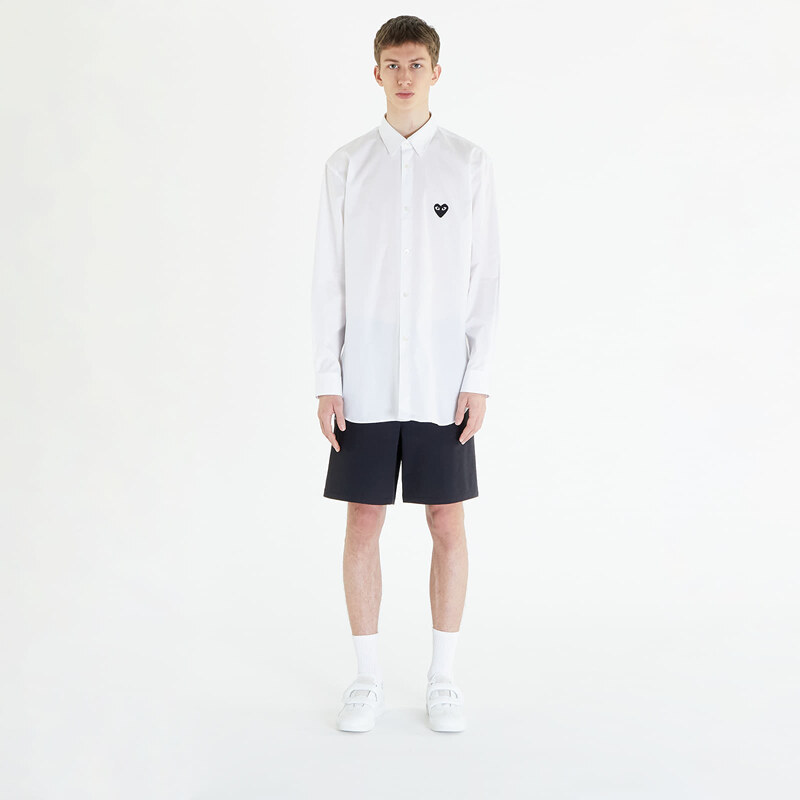 Comme des Garçons PLAY Heart Logo Shirt UNISEX White