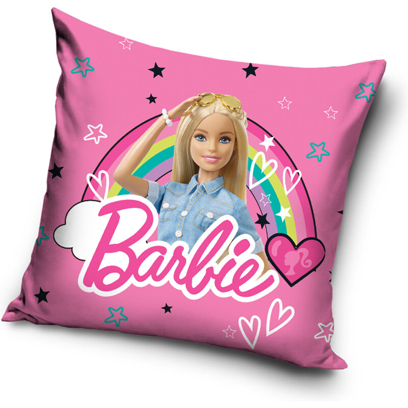 Carbotex Povlak na polštářek Barbie Kouzelná Duha