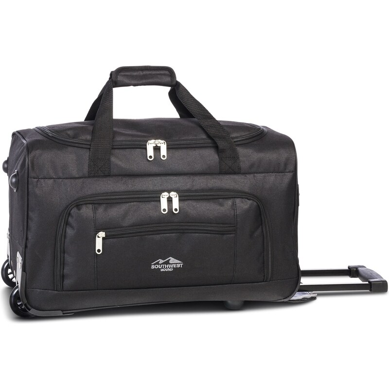 SOUTHWEST Příruční taška s kolečky Budget Travel Bag 2 Wheels Black