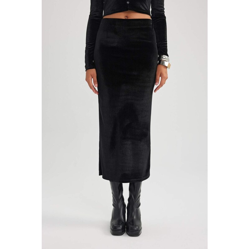 DEFACTO Maxi Knitted Skirt