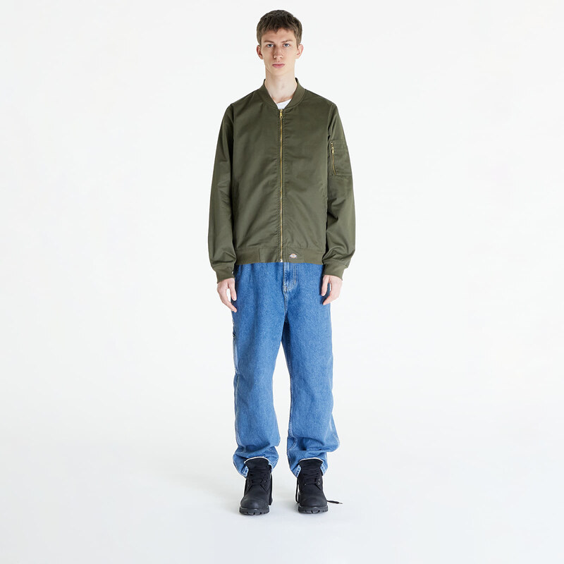 Pánský bomber Dickies Hughson Jacket Dark Olive