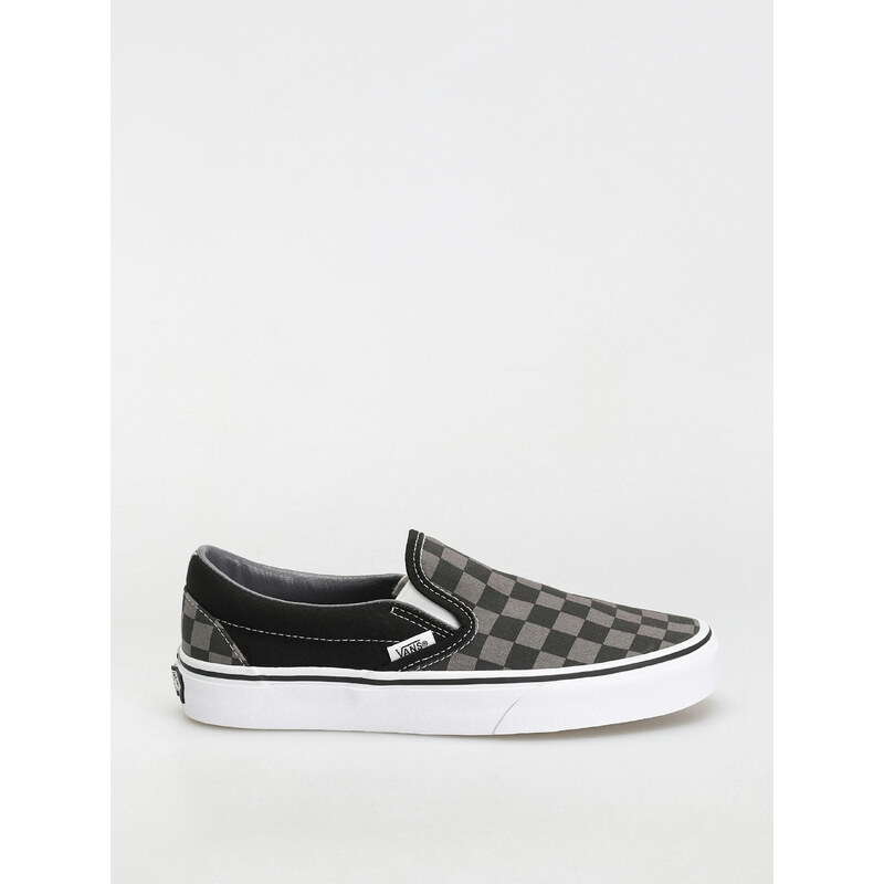 Vans Classic Slip On (black/pewter checkerboard)šedá