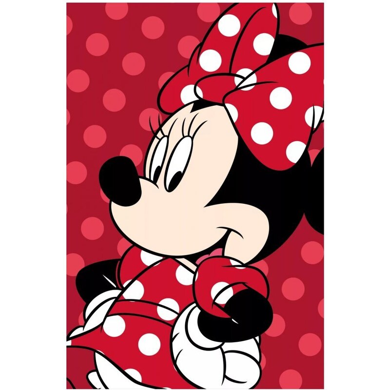 Jerry Fabrics Mikroplyšová deka Minnie Mouse - 100 x 150 cm