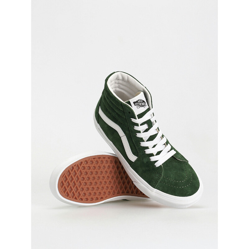 Vans Sk8 Hi (pig suede douglas fir)zelená