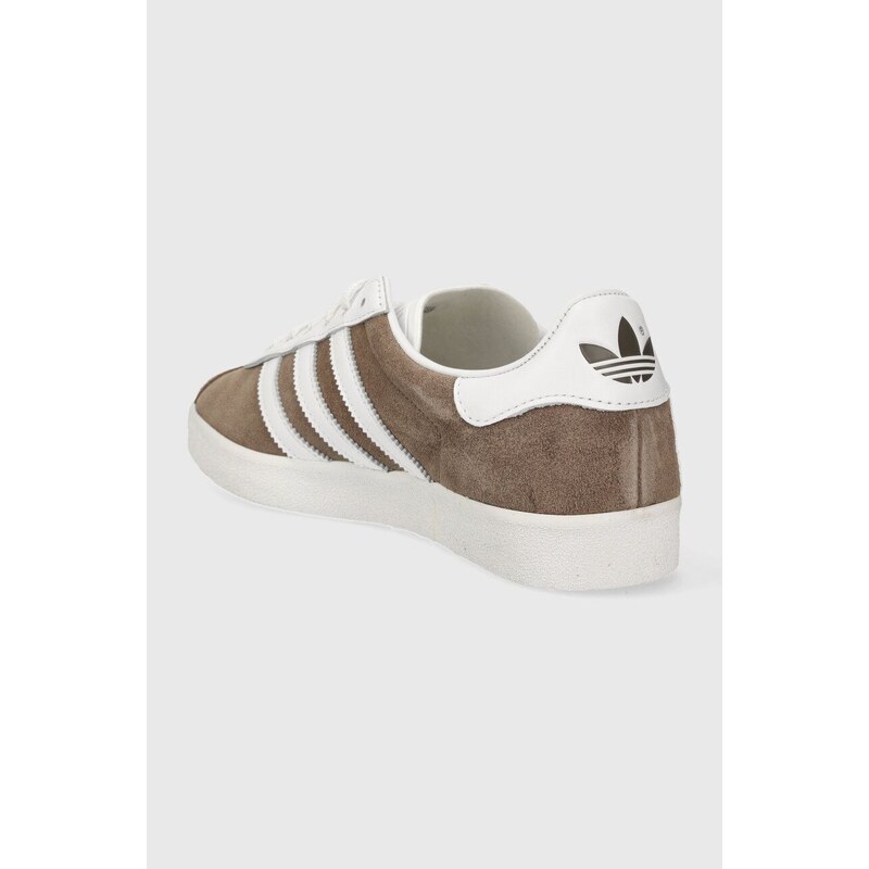 Kožené sneakers boty adidas Originals Gazelle 85 hnědá barva, IG6220