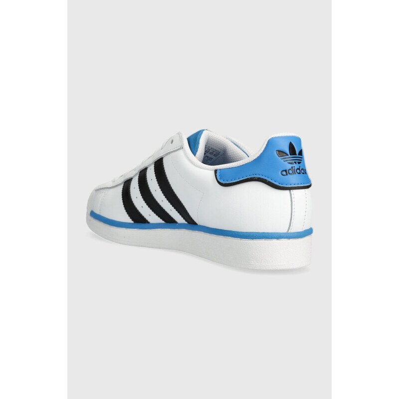 Kožené sneakers boty adidas Originals Superstar bílá barva, IF3640