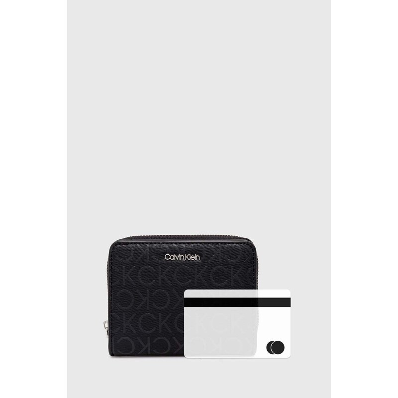 Peněženka Calvin Klein černá barva, K60K611932