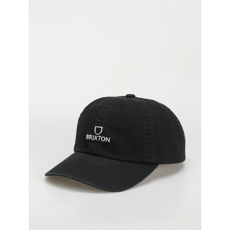 Brixton Alpha Lp Cap (black/white vintage wash)černá