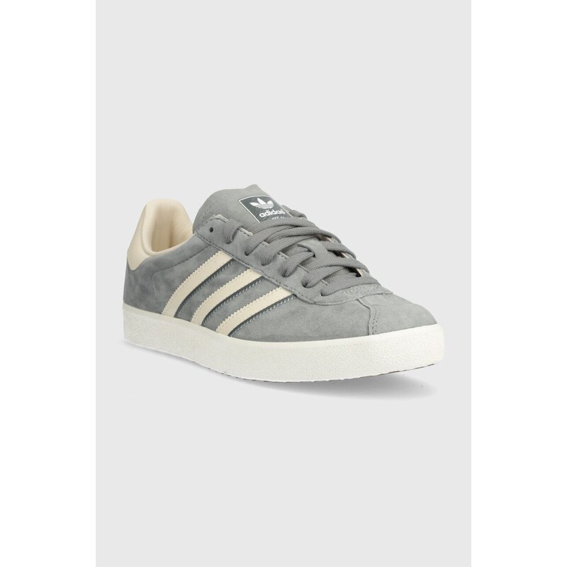 Semišové sneakers boty adidas Originals Gazelle 85 šedá barva, IG1353