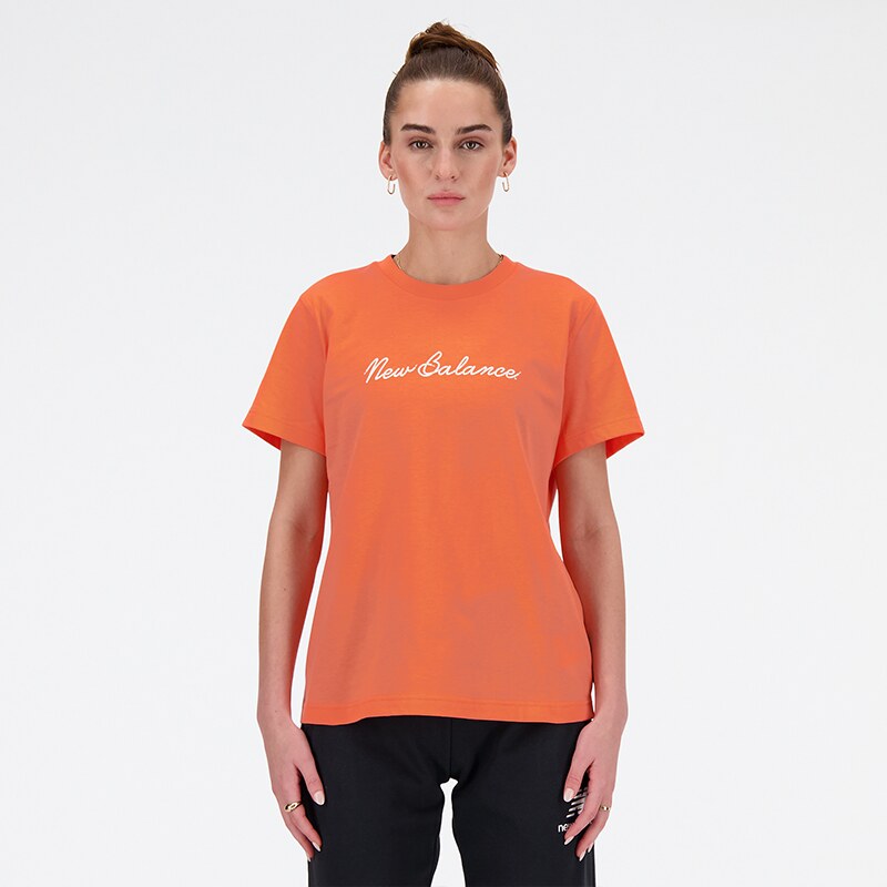 Dámské tričko New Balance WT41909GFR – oranžová