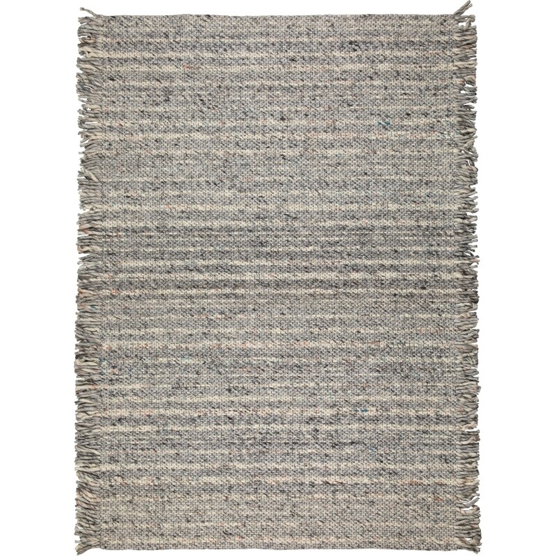 Šedo-modrý koberec ZUIVER FRILLS 170 x 240 cm