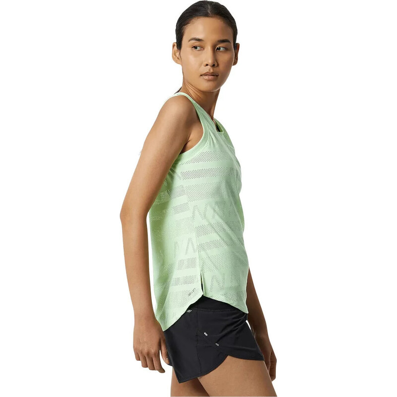 SVĚTLE ZELENÝ DÁMSKÝ NÁTĚLNÍK NEW BALANCE Q SPEED JACQUARD TANK Mint