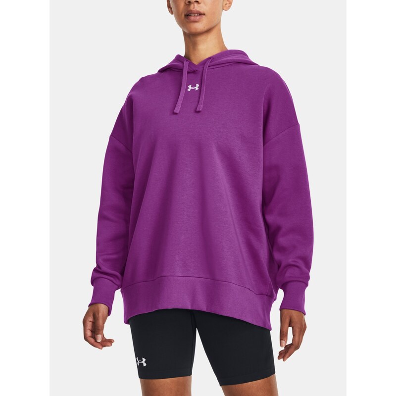 Under Armour Mikina UA Rival Fleece OS Hoodie-PPL - Dámské