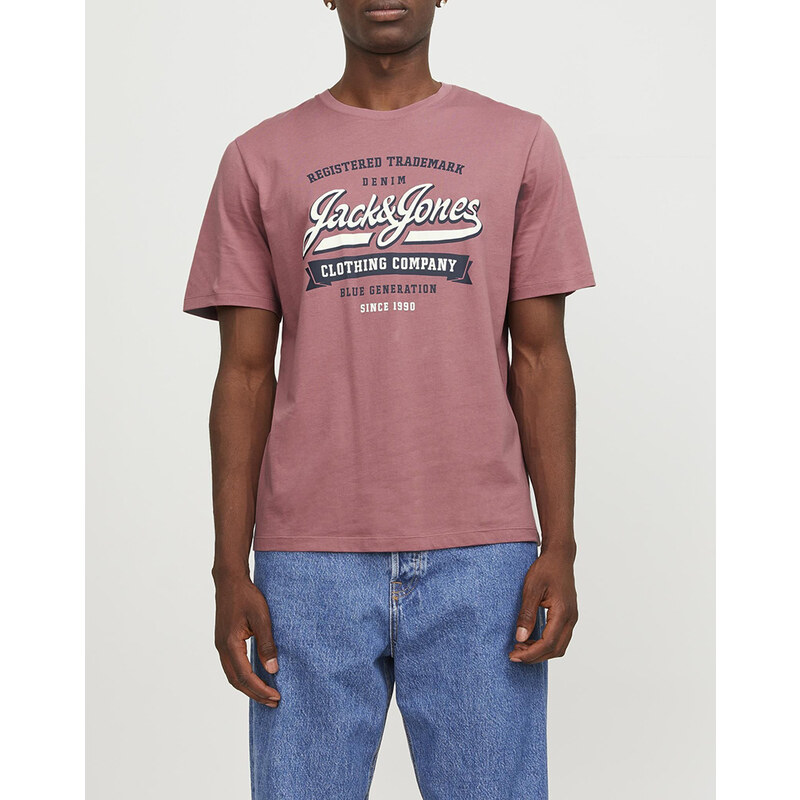 JACK&JONES JJELOGO TEE SS O-NECK 2 COL SS24 SN