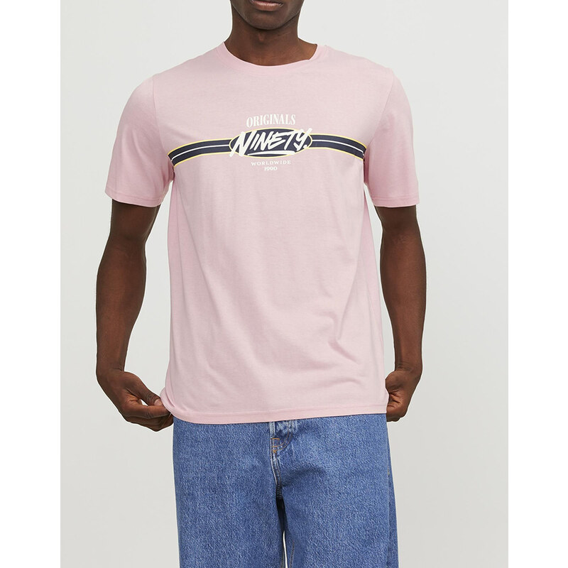 JACK&JONES JORCOBIN TEE SS CREW NECK LN