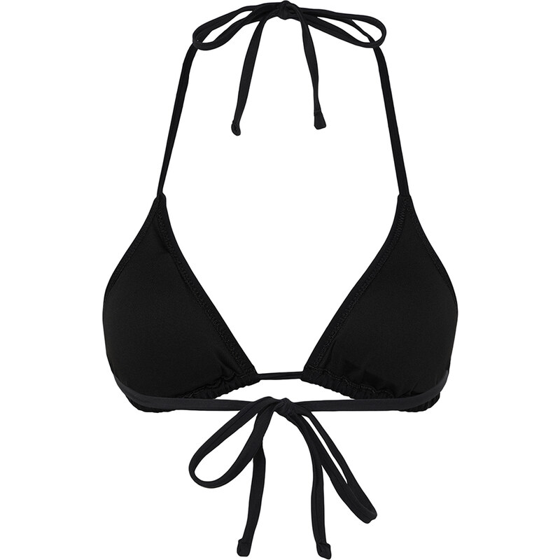 Trendyol Black Triangle Bikini Top