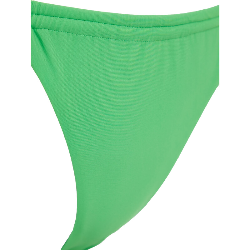 Trendyol Green Tunnel High Leg Brazilian Bikini Bottom