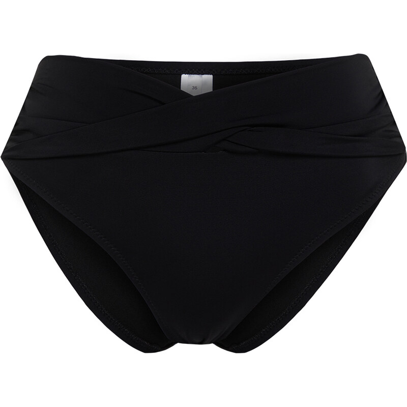 Trendyol Black Knotted Hipster Bikini Bottom