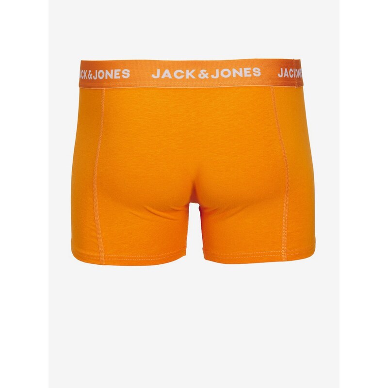 Jack & Jones Sada tří pánských boxerek v modré, zelené a oranžové barvě Jack & J - Pánské