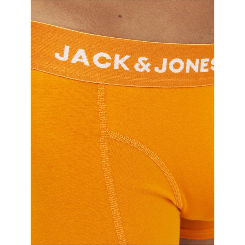 Jack & Jones Sada tří pánských boxerek v modré, zelené a oranžové barvě Jack & J - Pánské