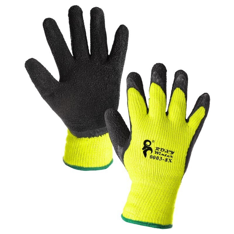 Canis CXS ROXY WINTER zimní rukavice žluto-černé zimní 10