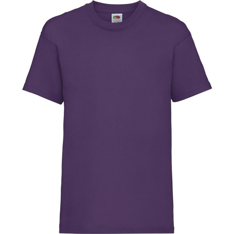 Fruit Of The Loom Kids Valueweight T Light Purple dětské tričko s krátkým rukávem 3/4