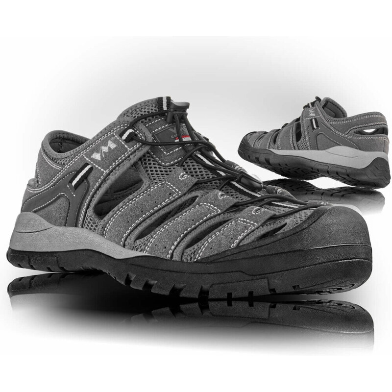 VM Footwear Obuv SINGAPORE 4625- outdoor sandál šedý AKCE