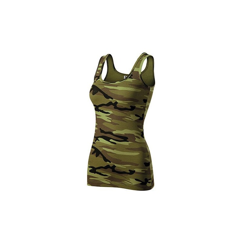 Malfini Tílko CAMO TRIUMPH C36 maskáčové dámské zelená 89401989