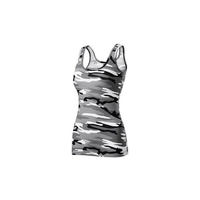 Malfini Tílko CAMO TRIUMPH C36 maskáčové dámské šedá 89401991
