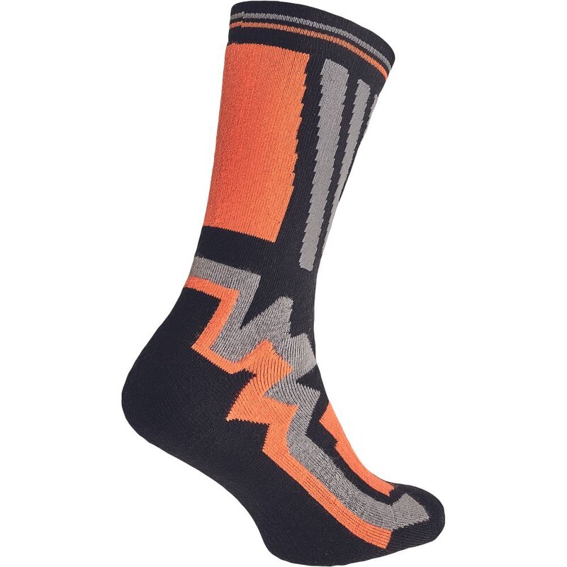 Cerva CRV KNOXFIELD LONG ponožky černá/oranžová 39
