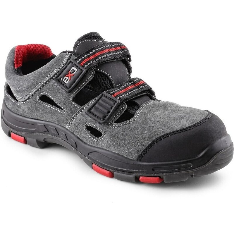CANIS CXS Obuv ROCK PHYLLITE S1P sandál šedá/černá