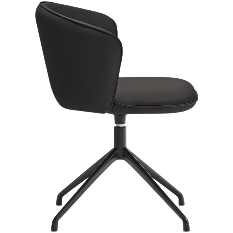 Černá koženková konferenční židle Teulat Add II.