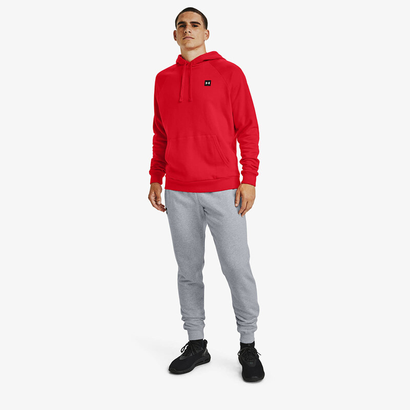 Pánská mikina Under Armour Rival Fleece Hoodie Red