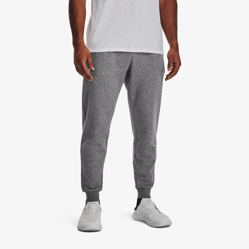 Pánské tepláky Under Armour Rival Fleece Joggers Gray