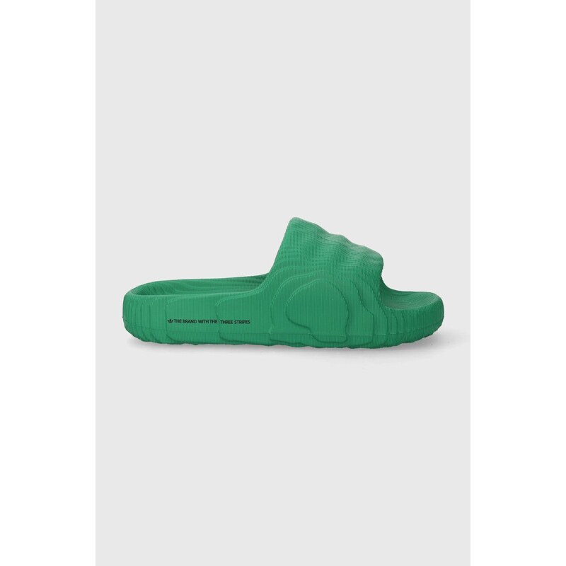 Pantofle adidas Originals Adilette 22 pánské, zelená barva