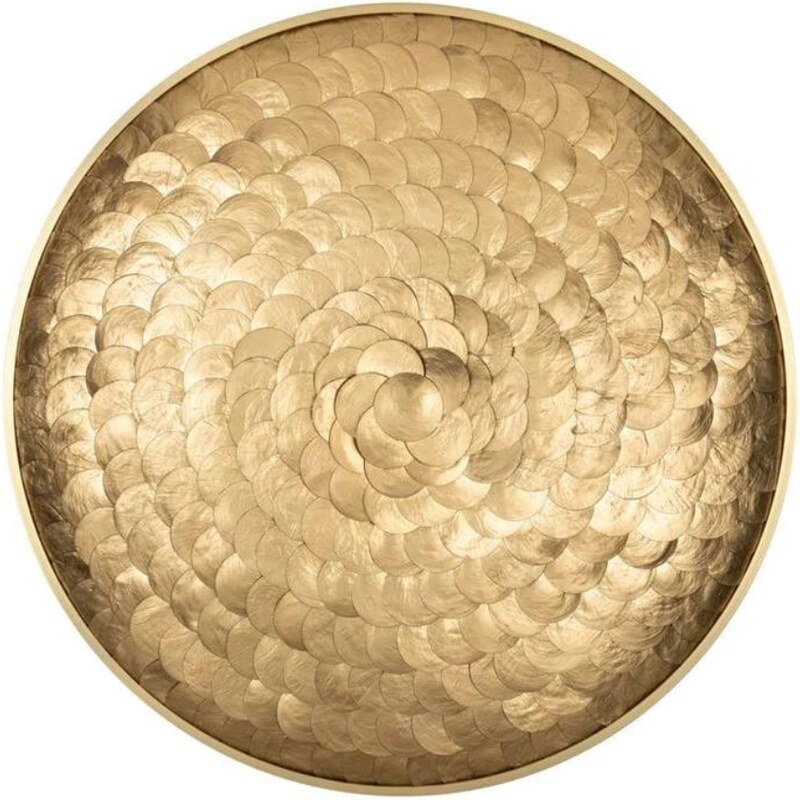 Zlatá kovová nástěnná dekorace Richmond Valentine 80 cm