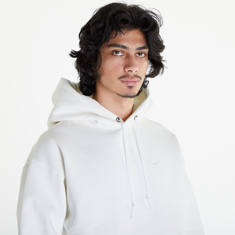 Pánská mikina Nike Solo Swoosh Men's Fleece Pullover Hoodie Sail/ White